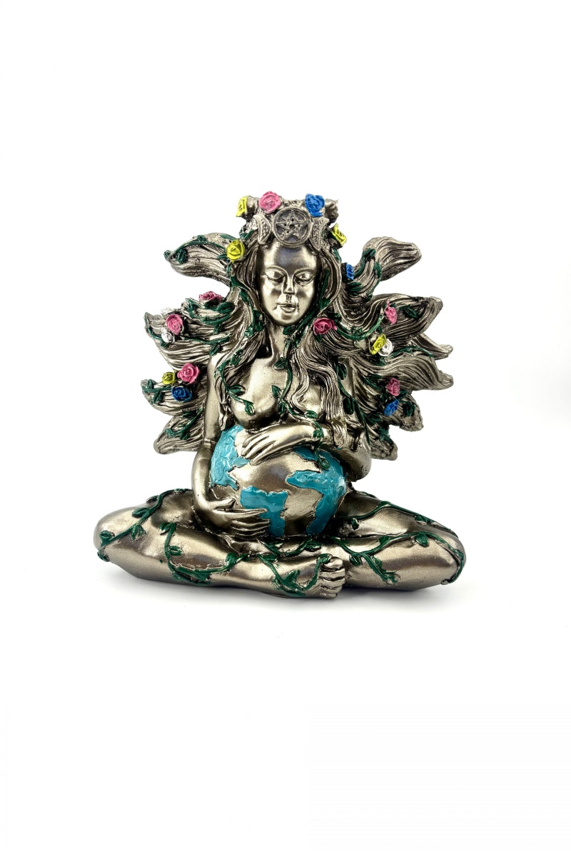 Gorgeous Mother Earth Sphere Holders Ball Bases 5.51”