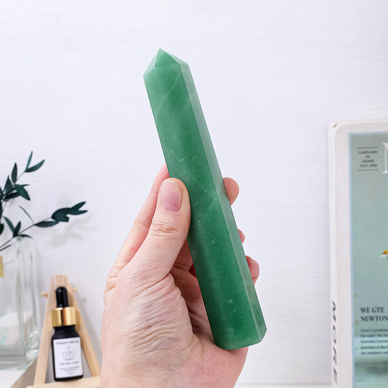 Green Aventurine Crystal Towers 5.9" Tall