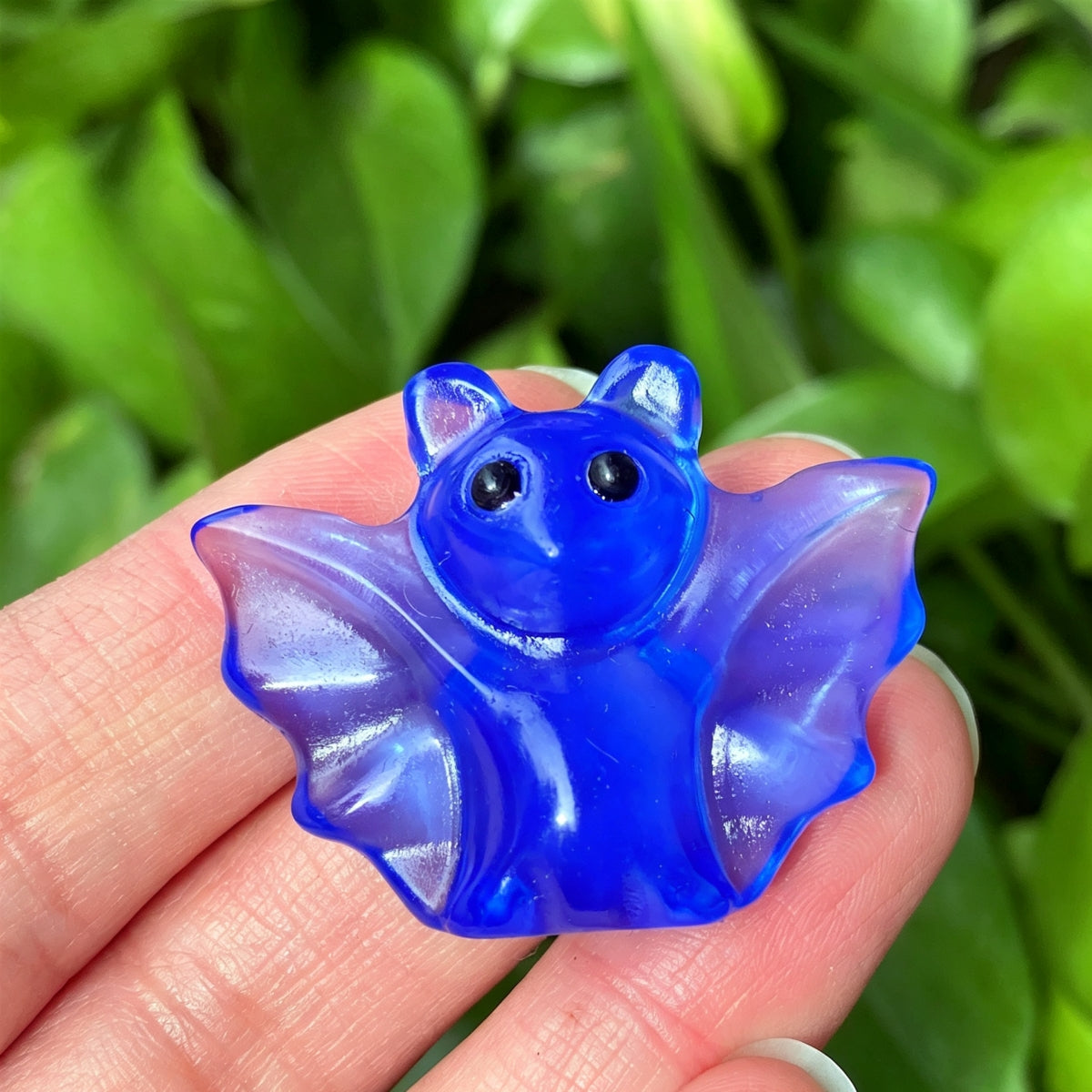 Handmade DIY Bat Halloween Gift Crystal Carvings 1.18"
