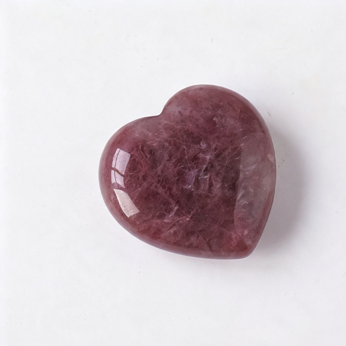 Labrodorite Strawberry Rose Quartz Palm stone 100g