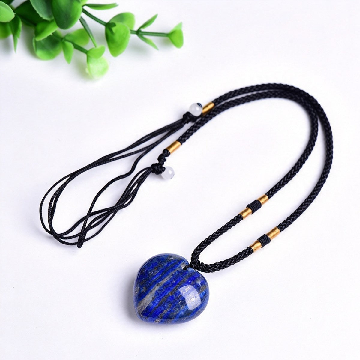 Lapis Lazuli Heart Pendant Necklace