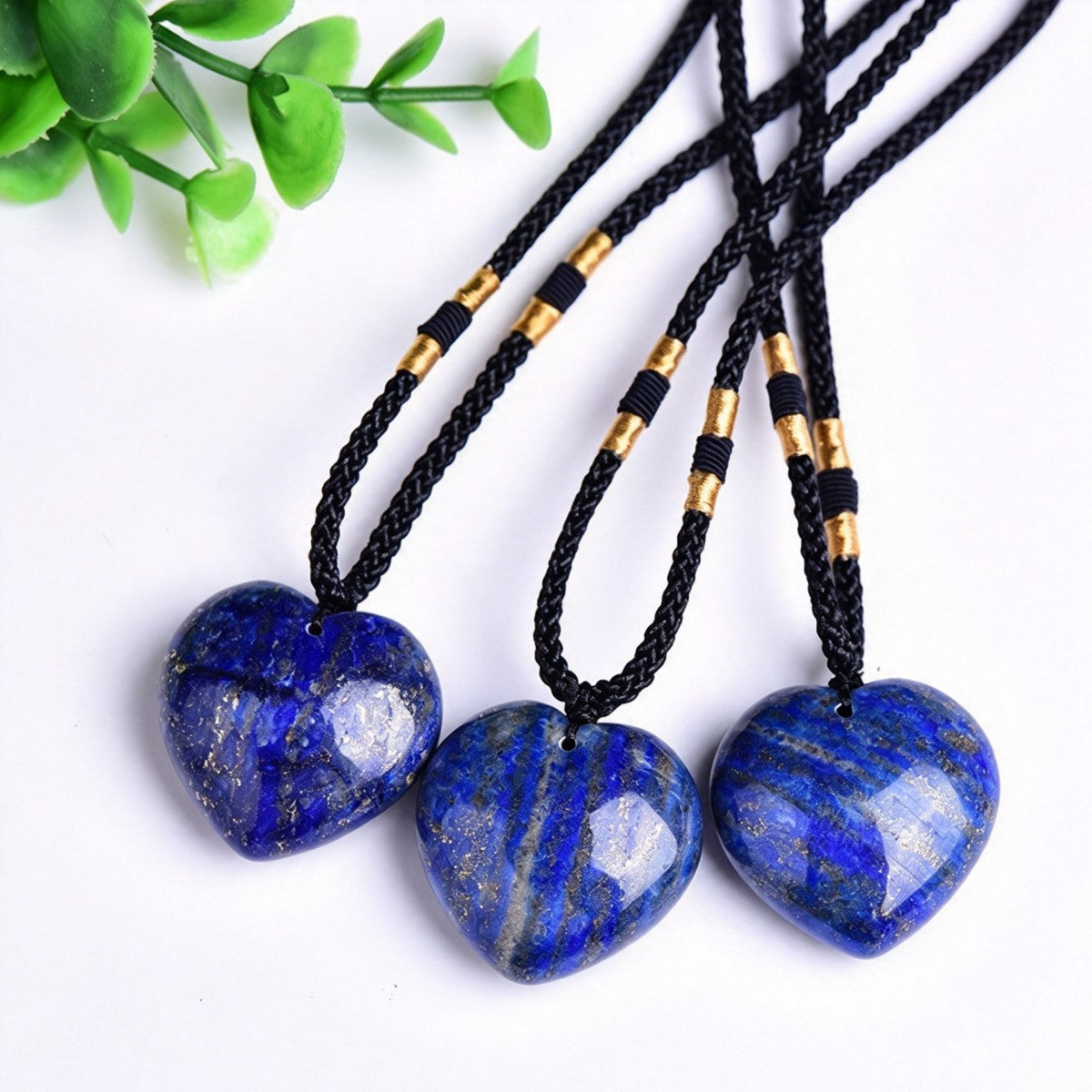 Lapis Lazuli Heart Pendant Necklace