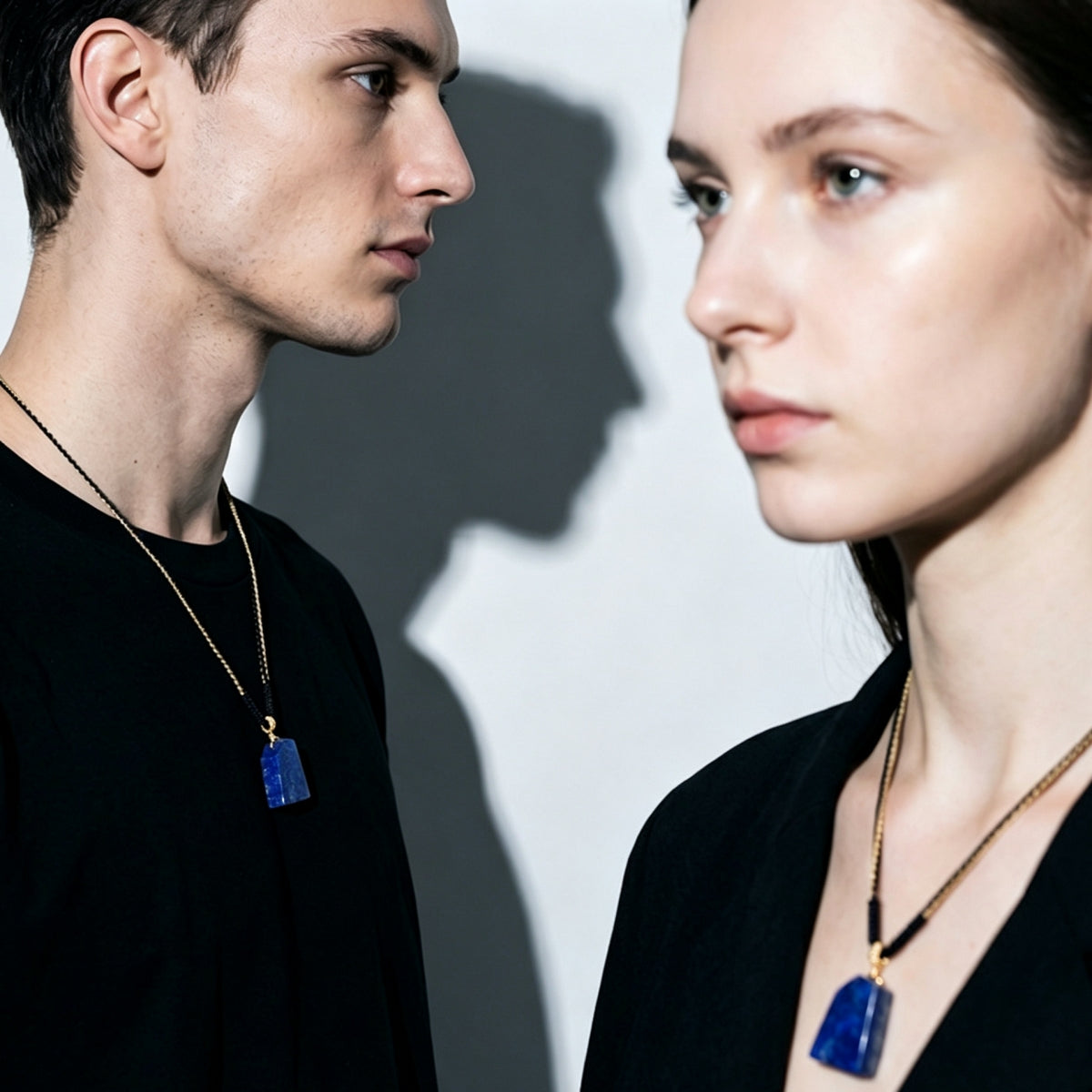 Lapis Lazuli Irregular Crystal Necklace