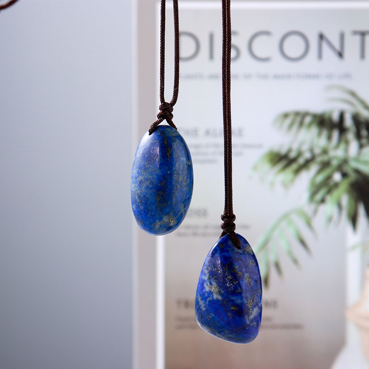 Lapis Lazuli Raw Stone Crystal Necklace