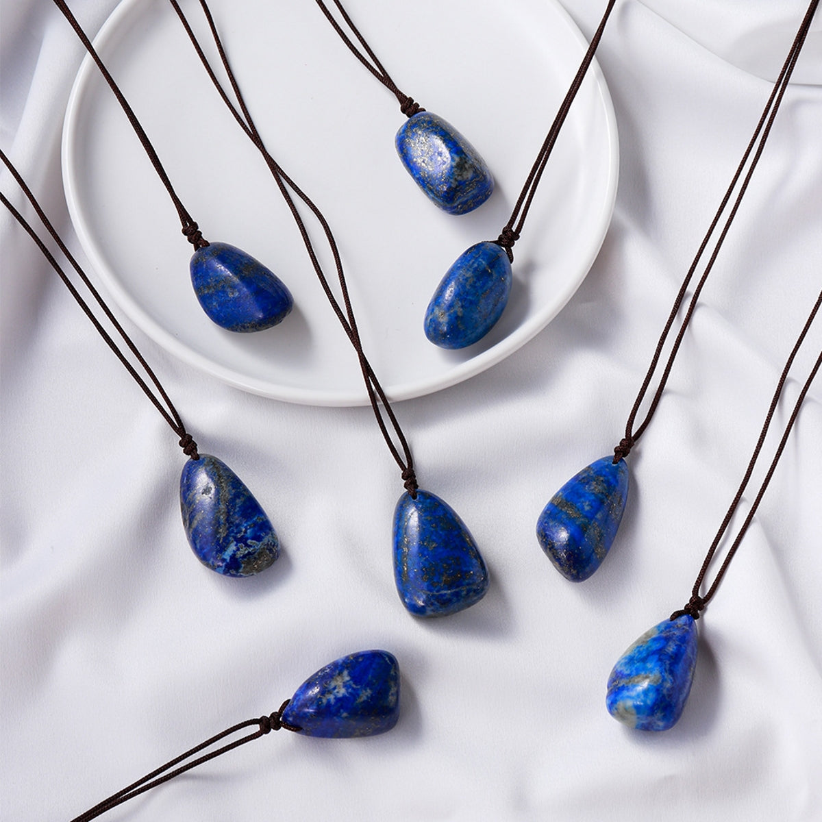 Lapis Lazuli Raw Stone Crystal Necklace