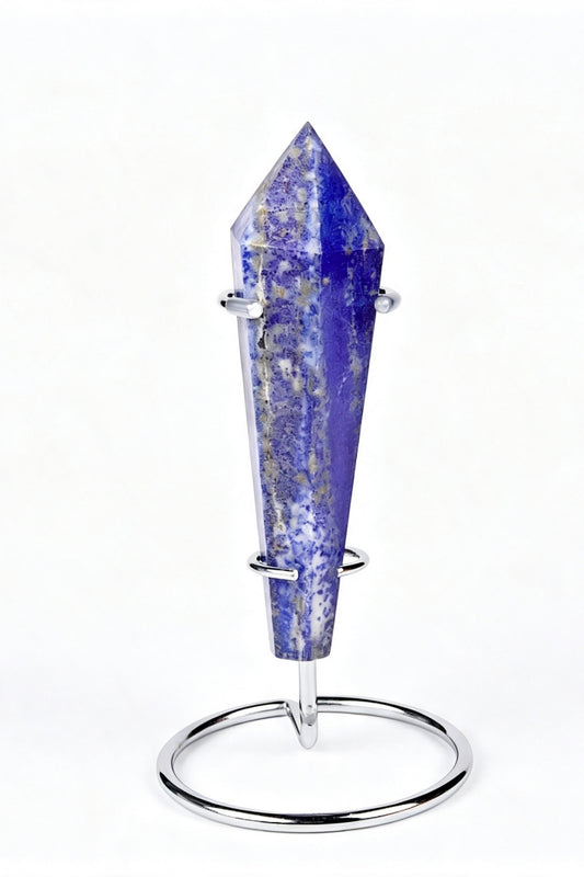 Lapis Sardonyx Porkstone Wands with Free Holders