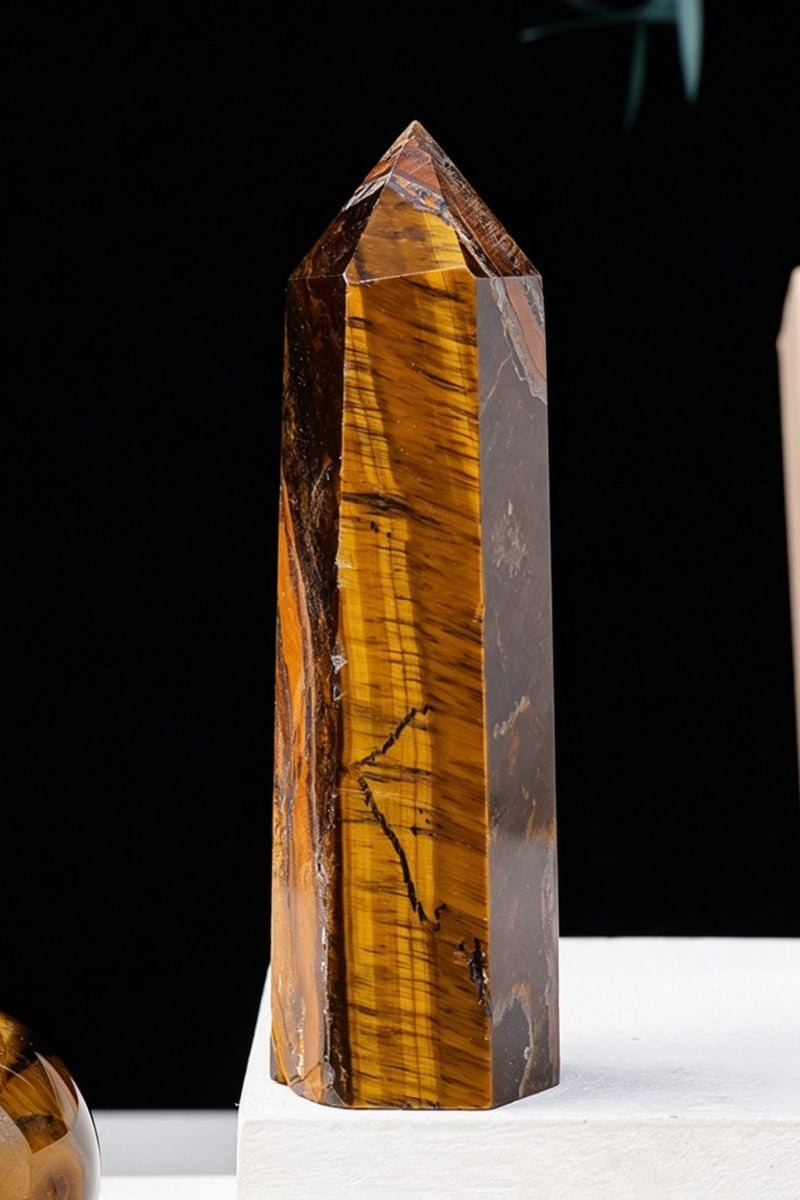 Lapis Yellow Tiger's Eye Red Jasper Towers 1.97" Tall