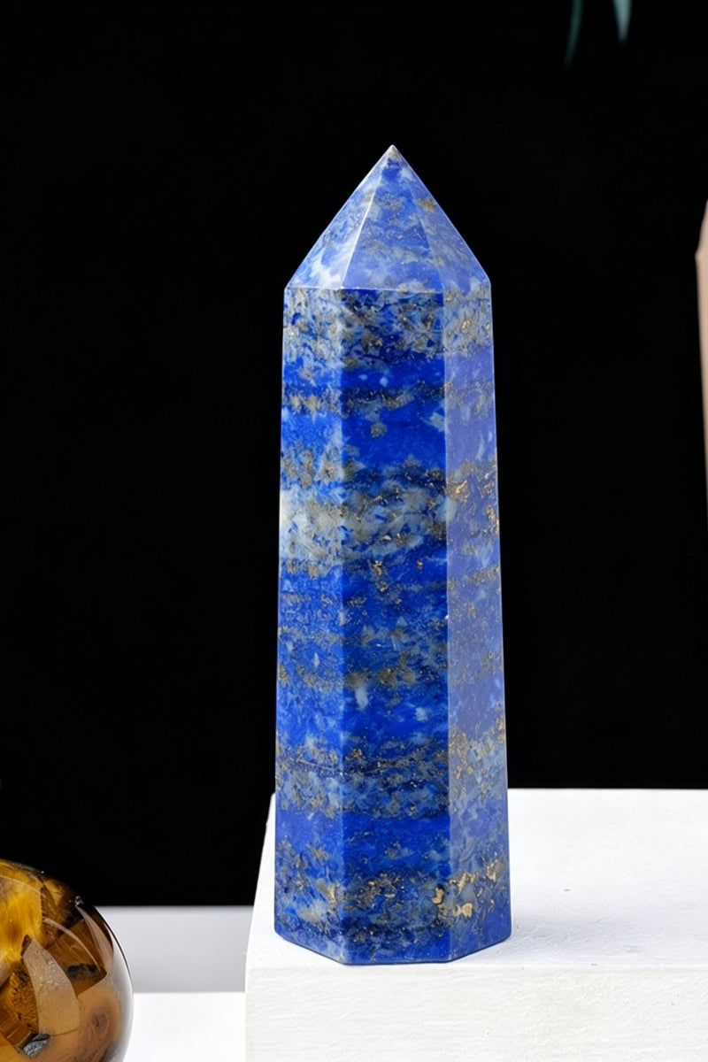 Lapis Yellow Tiger's Eye Red Jasper Towers 1.97" Tall