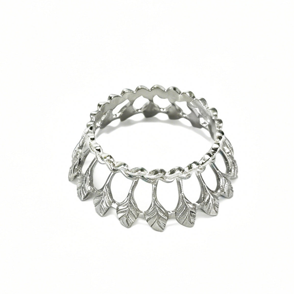 Leafy Blossom Metal Sphere Holders 2.56"
