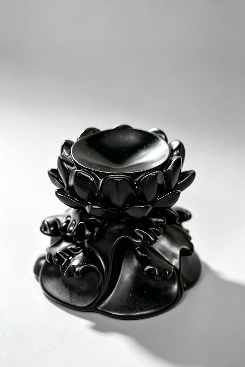 Lotus Resin Base Stand Sphere Holders
