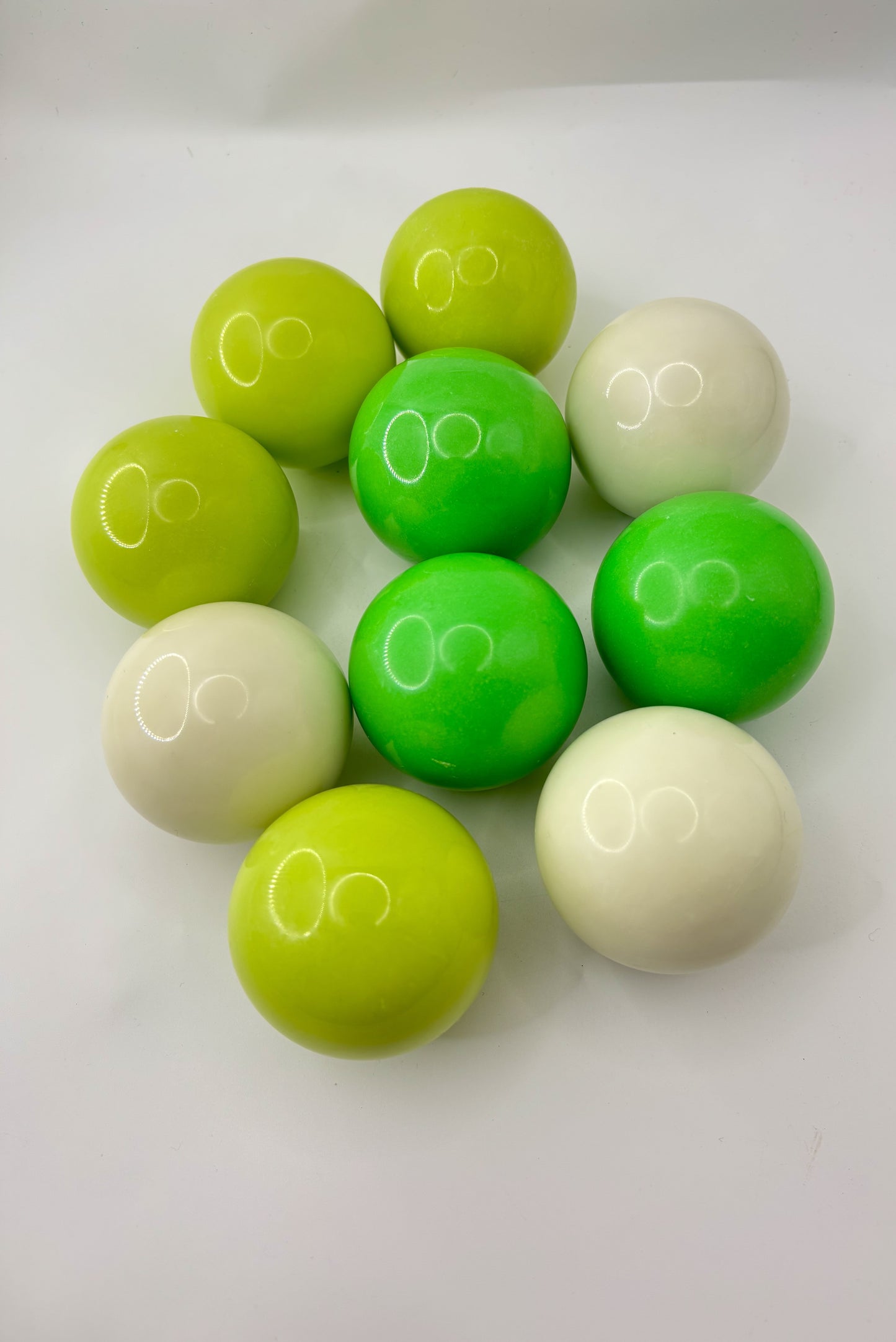 Luminous Jade Spheres Bundle 3 Pieces with Free Holders