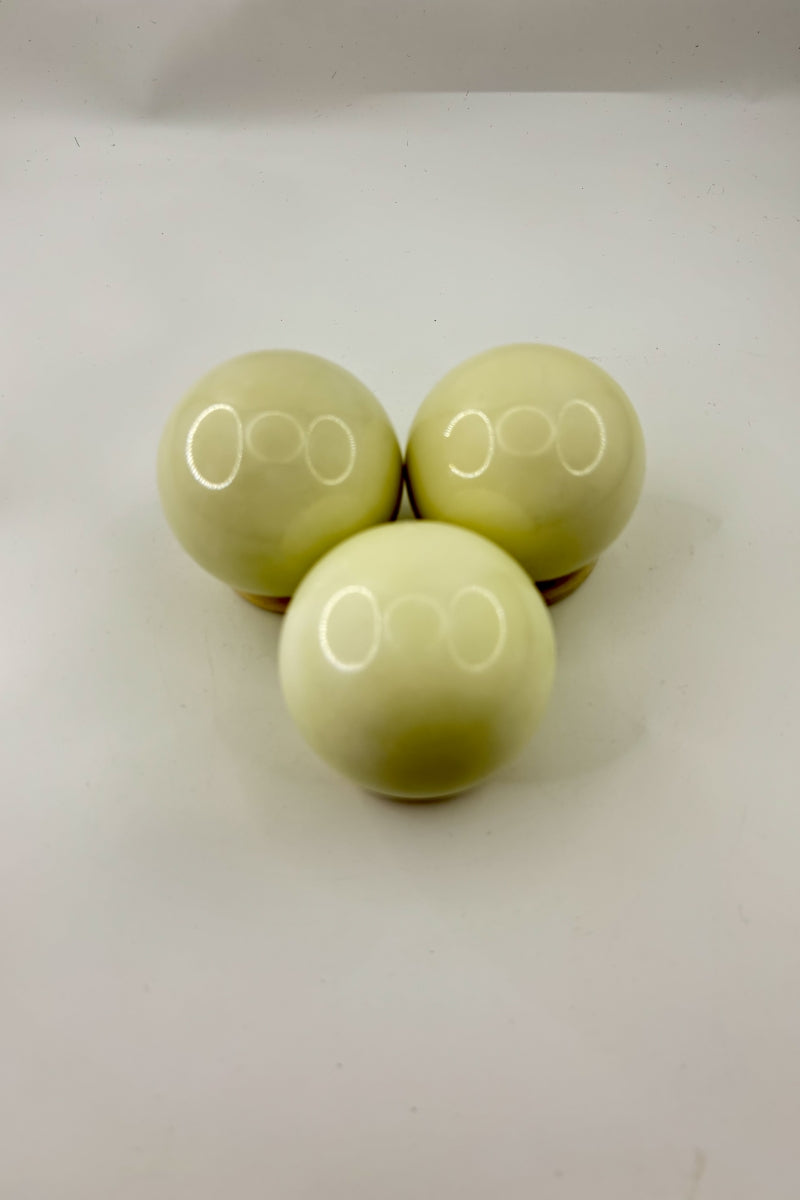 Luminous Jade Spheres Bundle 3 Pieces with Free Holders