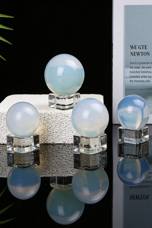 Man Made Opalite Sphere Crystal Balls 1.18"