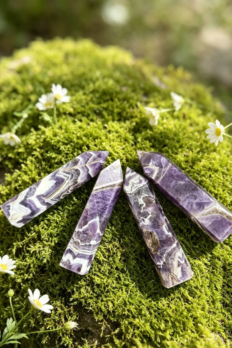 Medium Dream Amethyst Towers 5.42"Tall