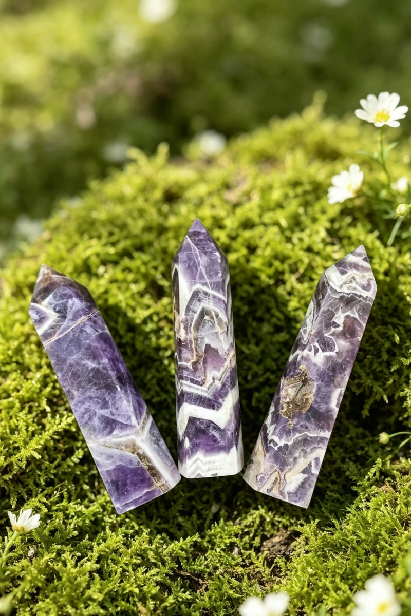 Medium Dream Amethyst Towers 5.42"Tall