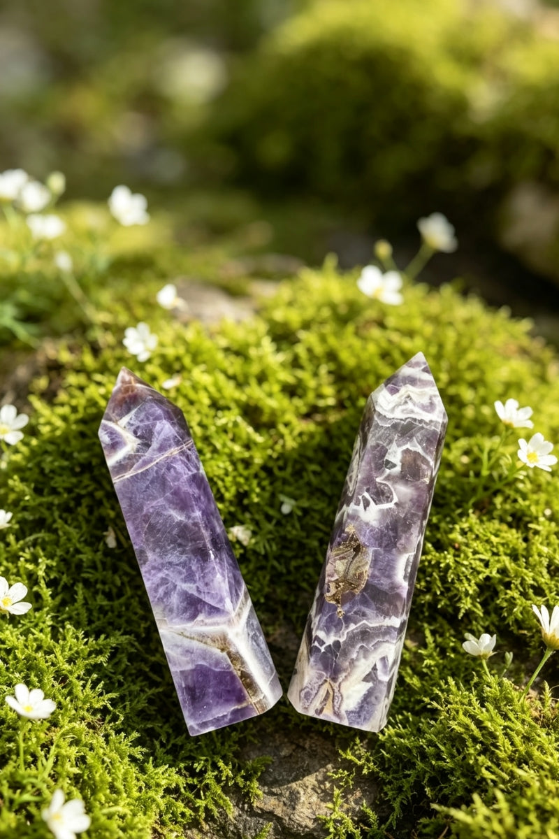 Medium Dream Amethyst Towers 5.42"Tall