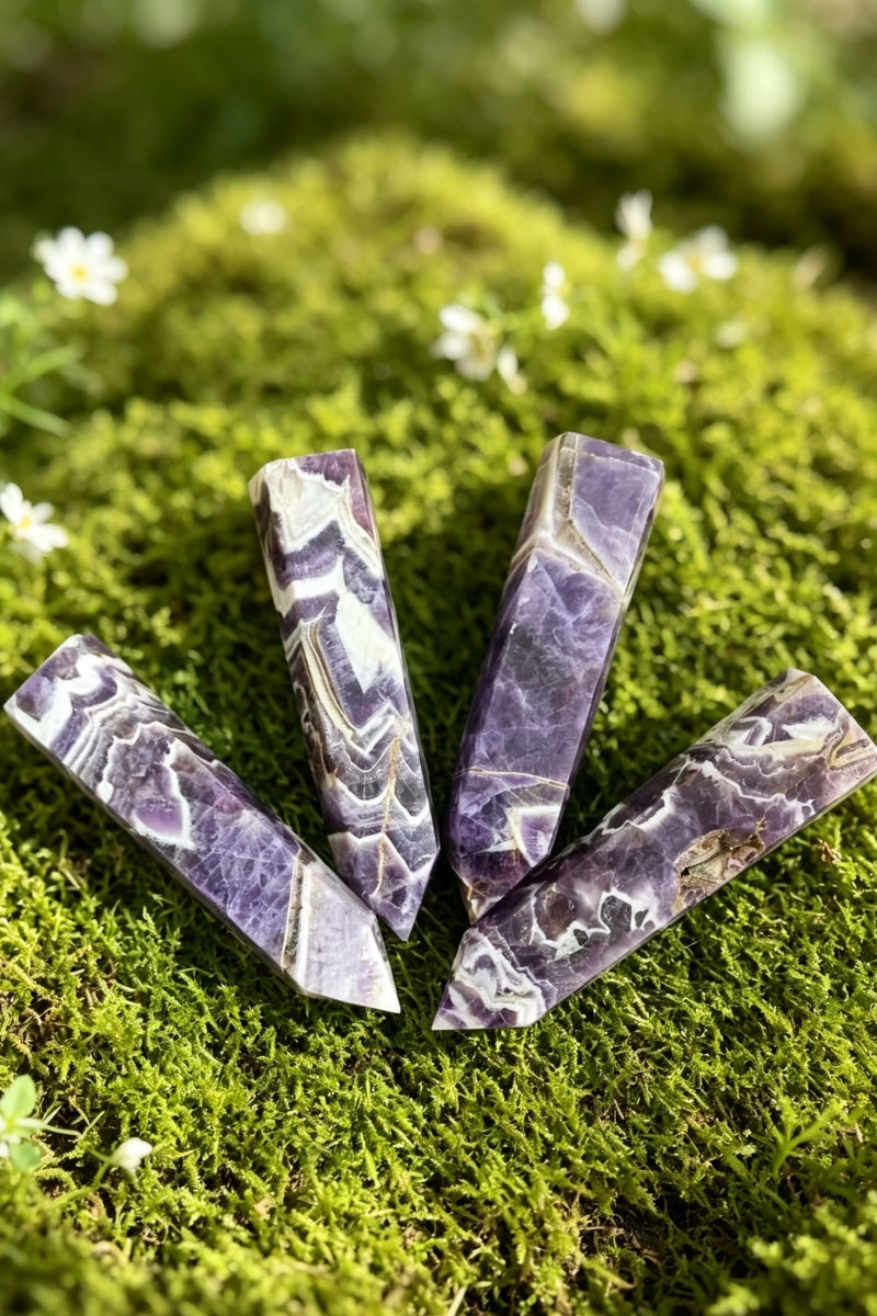 Medium Dream Amethyst Towers 5.42"Tall