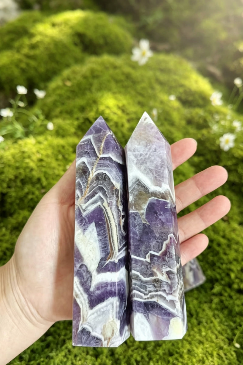 Medium Dream Amethyst Towers 5.42"Tall