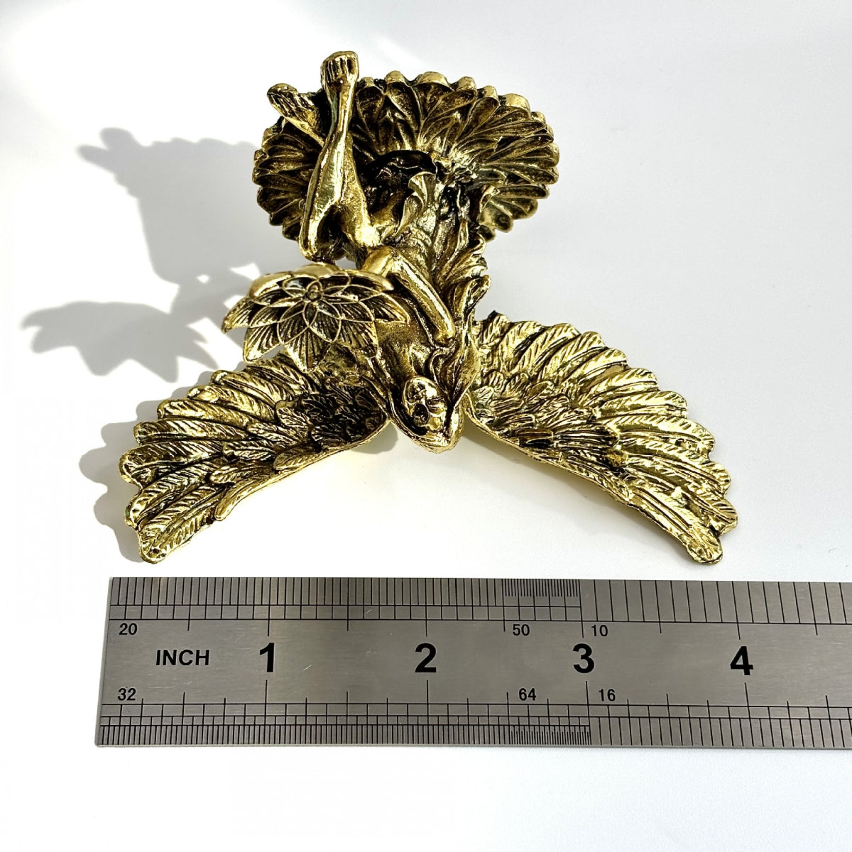 Metal Sitting Angel Vintage Sphere Holders