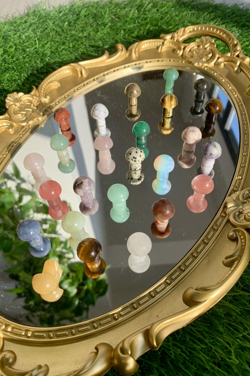 Mini Mushroom Bundle 50 Pieces in Different Materials