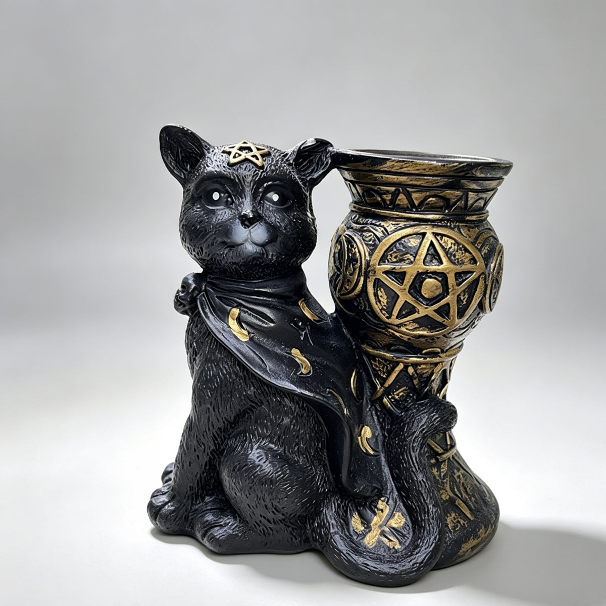 Money Cat Craft Ornament Stand Sphere Holders