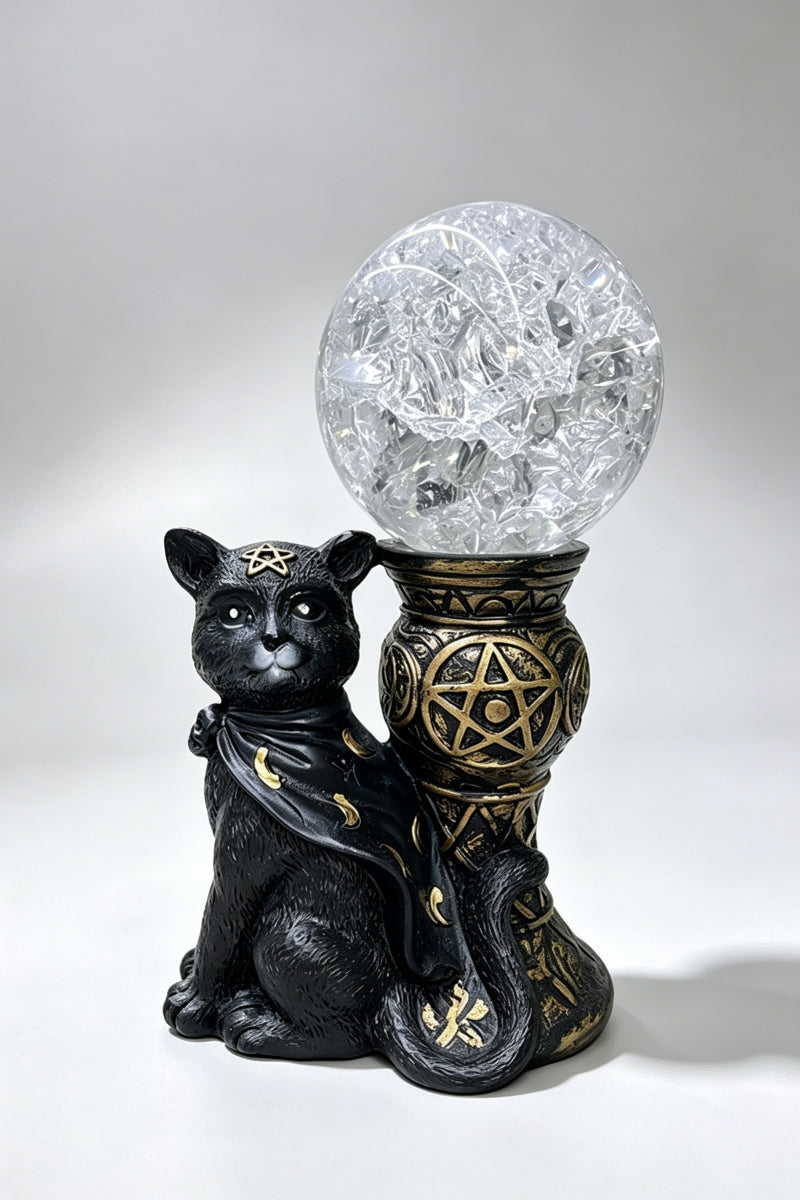 Money Cat Craft Ornament Stand Sphere Holders