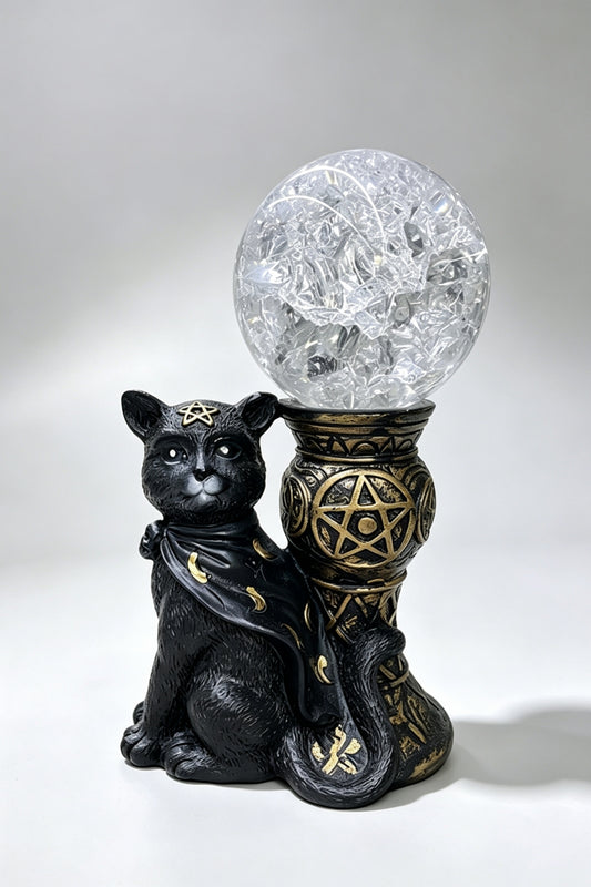Money Cat Craft Ornament Stand Sphere Holders