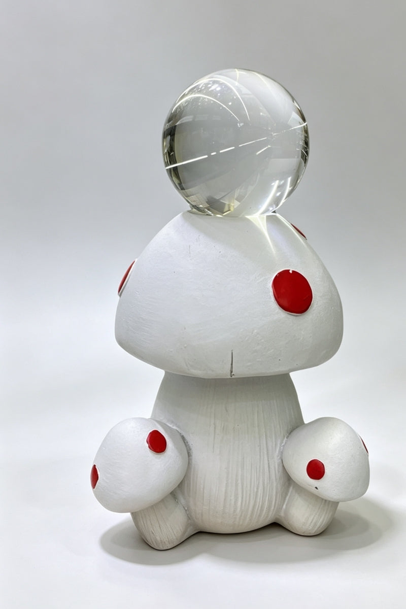 Mushroom Resin Craft Ball Stand Ornament Sphere Holders