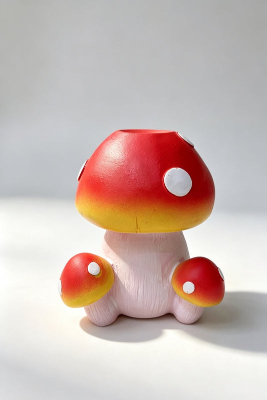 Mushroom Resin Craft Ball Stand Ornament Sphere Holders