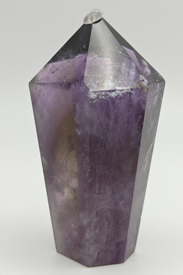 Natural Amethyst Crystal Points Healing Tower Hexagonal Wand