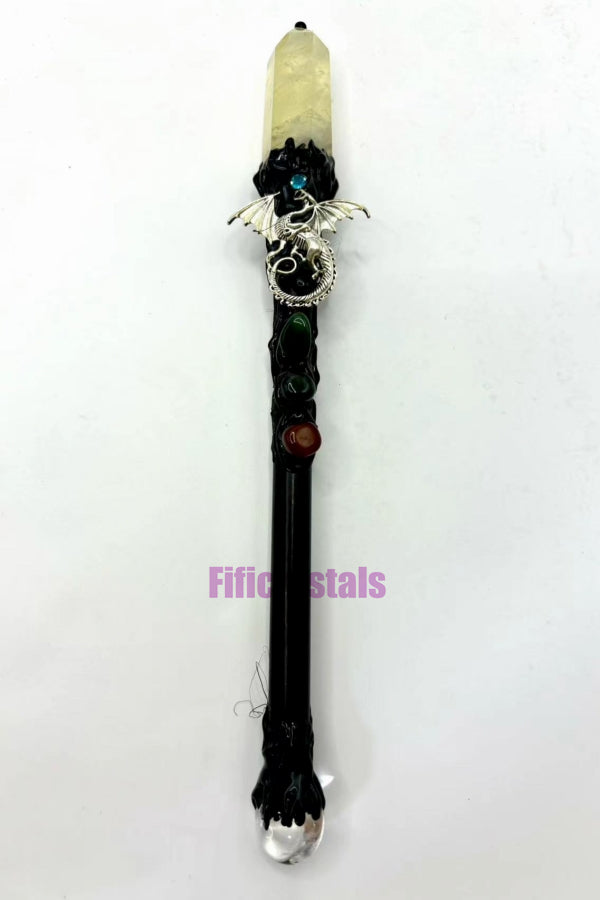 Natural Crystal Magic Wand for Home Decoration