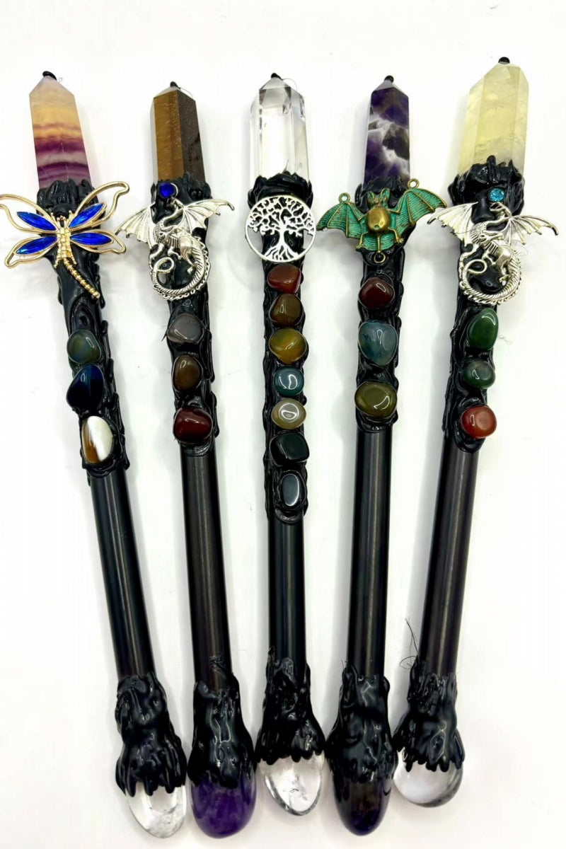 Natural Crystal Magic Wand for Home Decoration