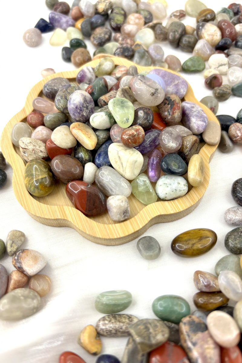 Natural Crystal Mixed Chips Small Tumbles 100g