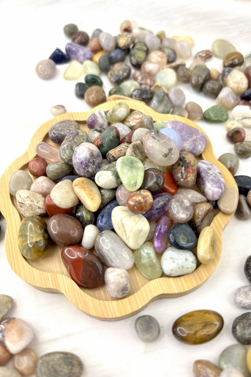 Natural Crystal Mixed Chips Small Tumbles 100g