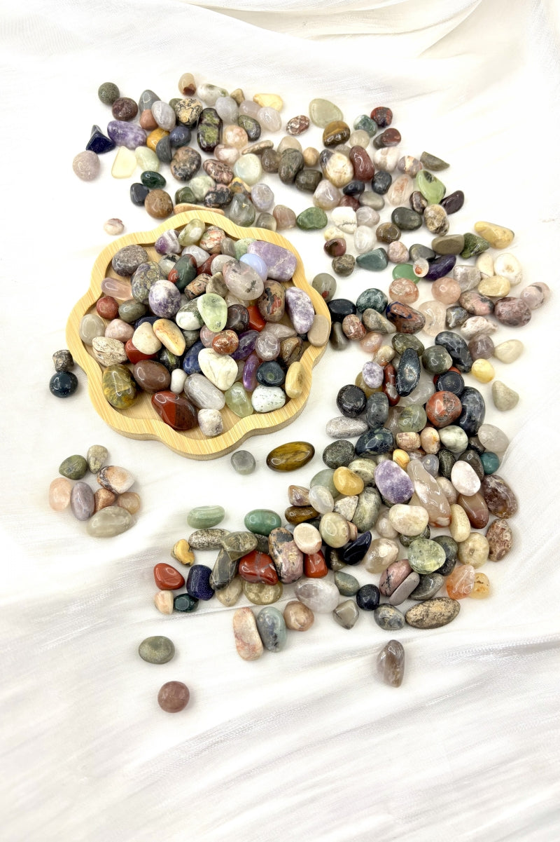 Natural Crystal Mixed Chips Small Tumbles 100g