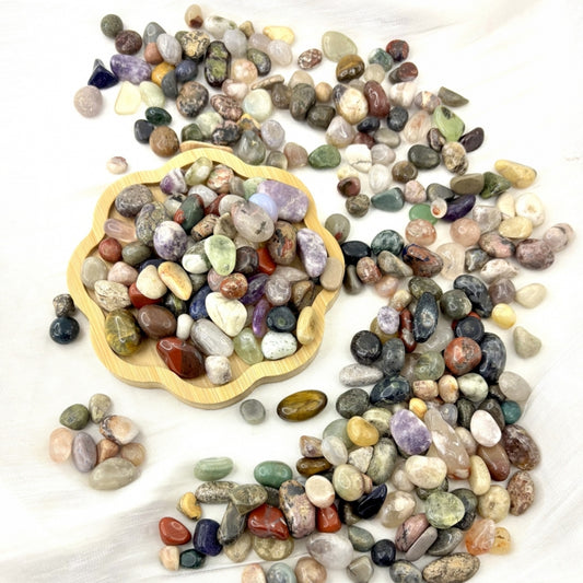 Natural Crystal Mixed Chips Small Tumbles 100g