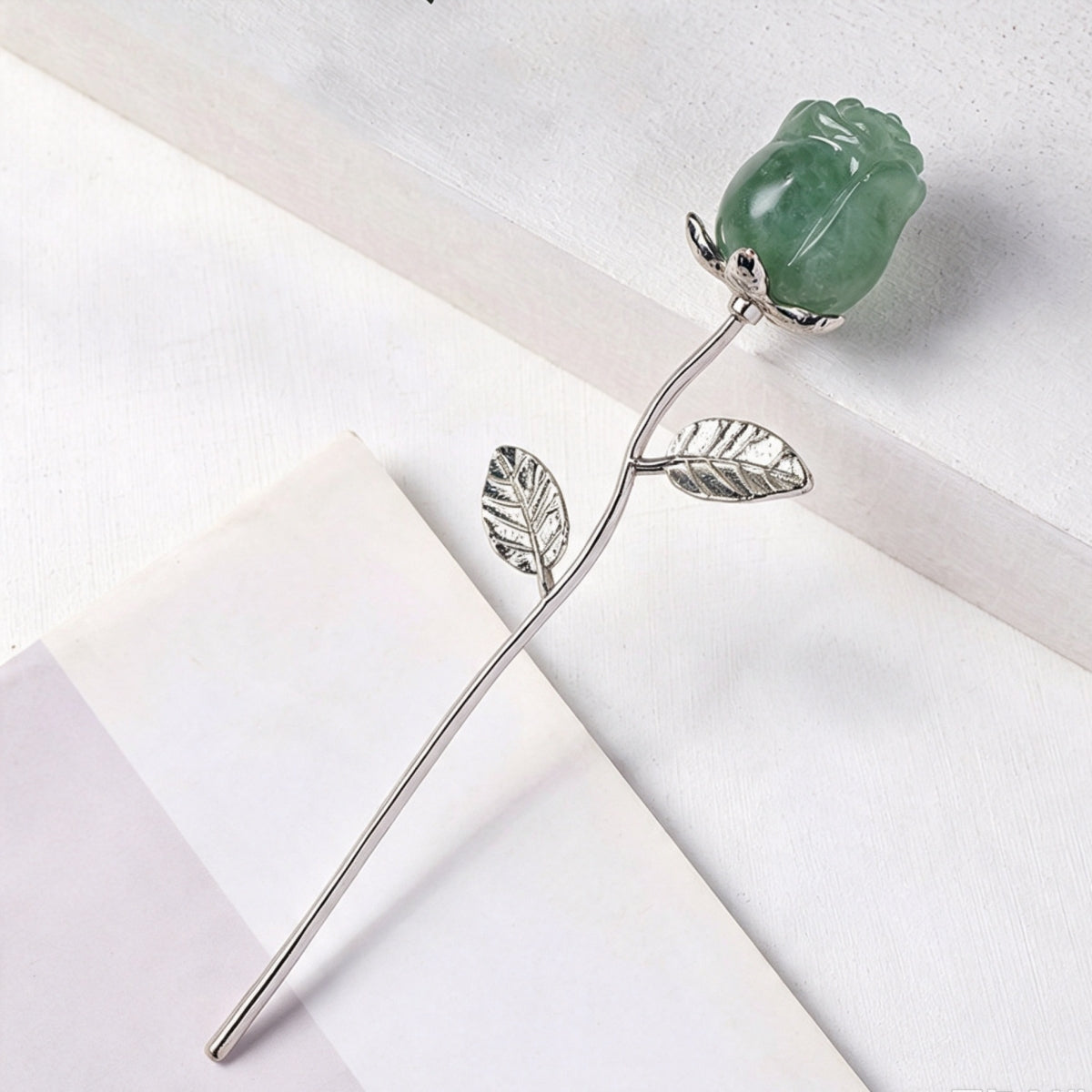 Natural Crystal Rose Flowers Sets for Home Decor