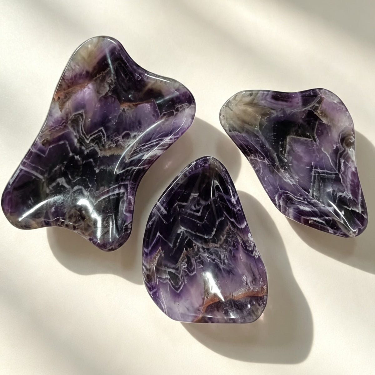 Natural Dream Amethyst Crystal Bows