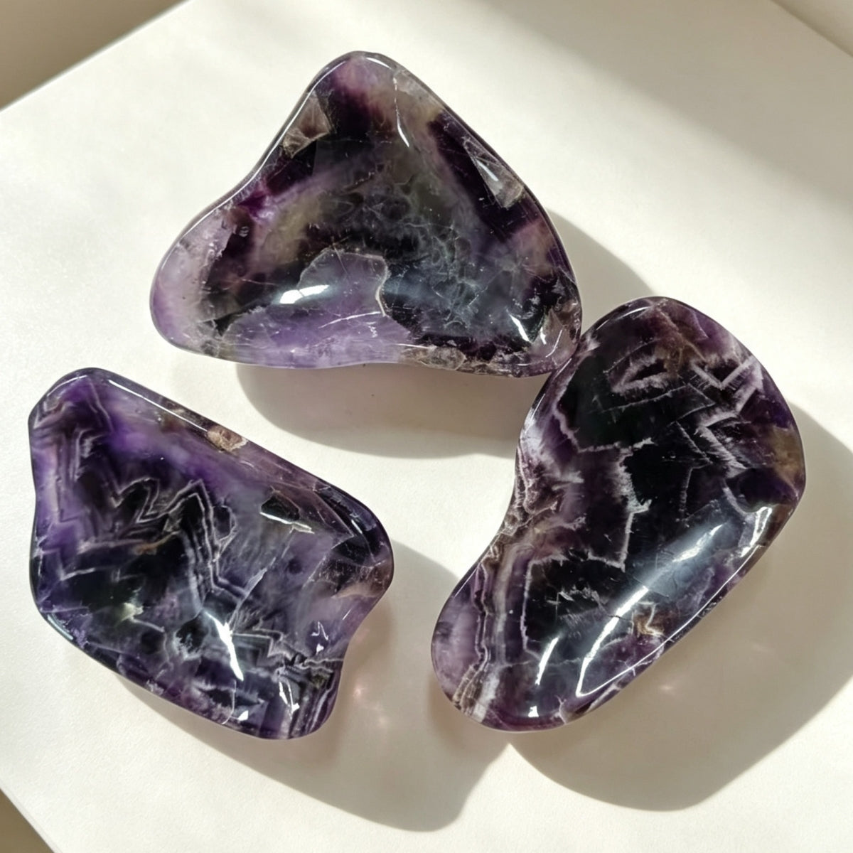 Natural Dream Amethyst Crystal Bows