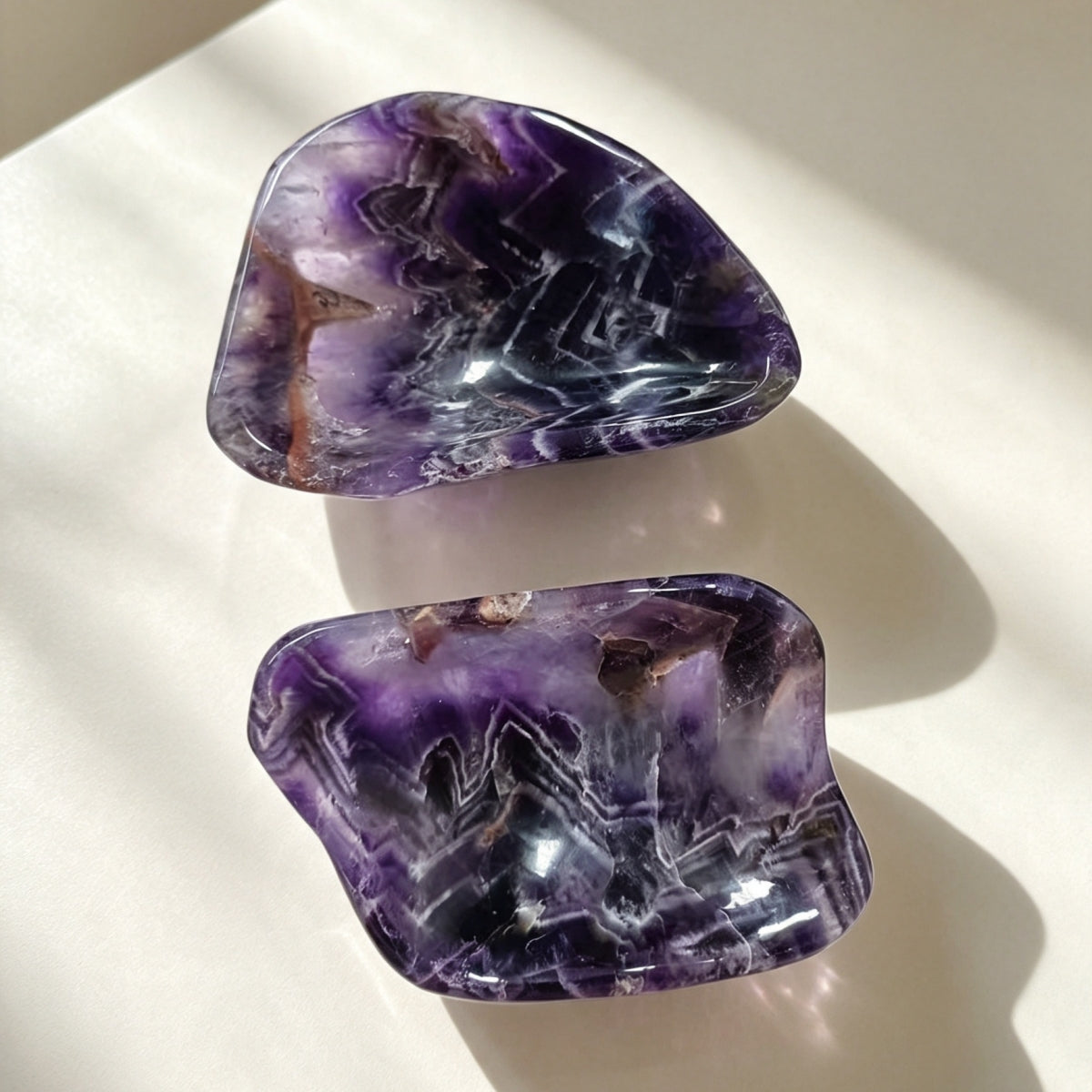 Natural Dream Amethyst Crystal Bows
