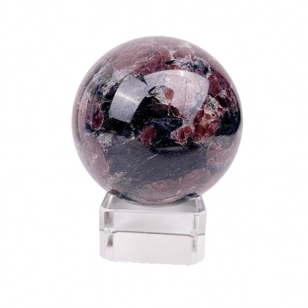 Natural Garnet Spheres Crystal Balls 1.97"