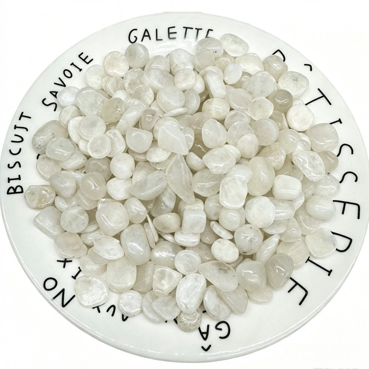 Natural Moonstone Chips Small Tumbles 100g
