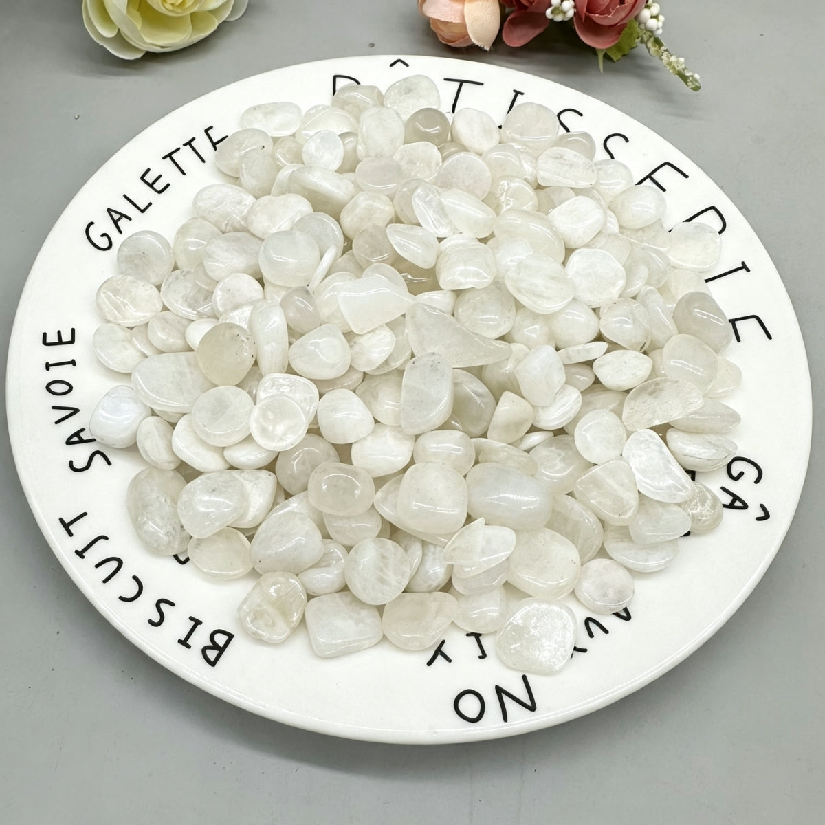 Natural Moonstone Chips Small Tumbles 100g