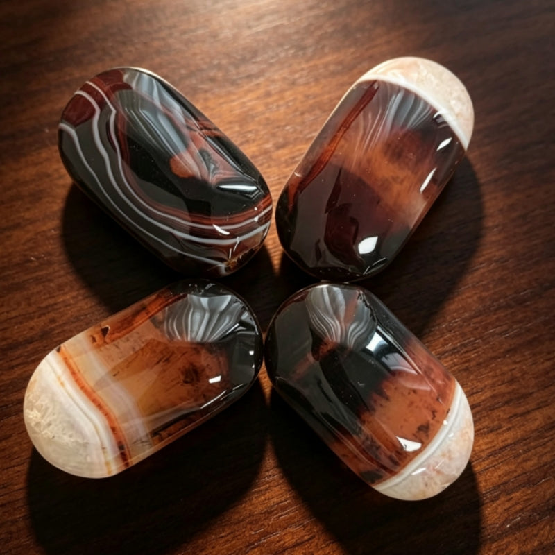 Natural Sardonyx Palm Stone Combo 100g