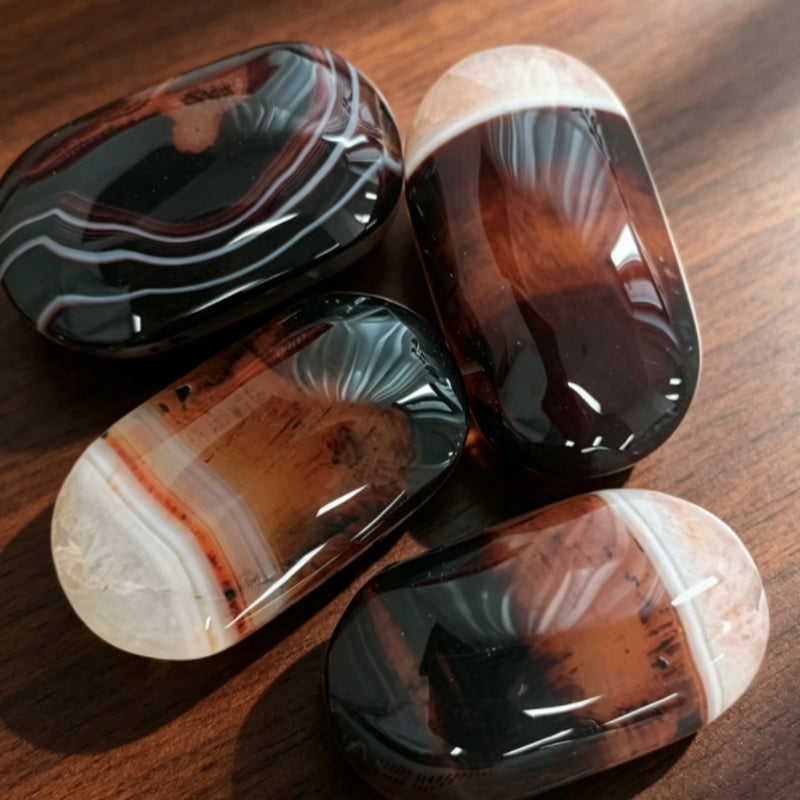 Natural Sardonyx Palm Stone Combo 100g