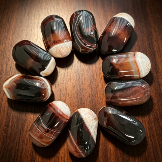 Natural Sardonyx Palm Stone Combo 100g