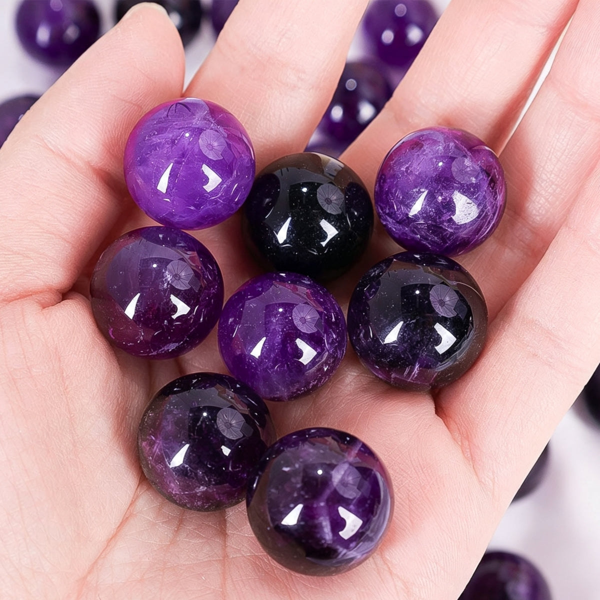 Natural Uruguayan Amethyst Small Sphere 0.71"