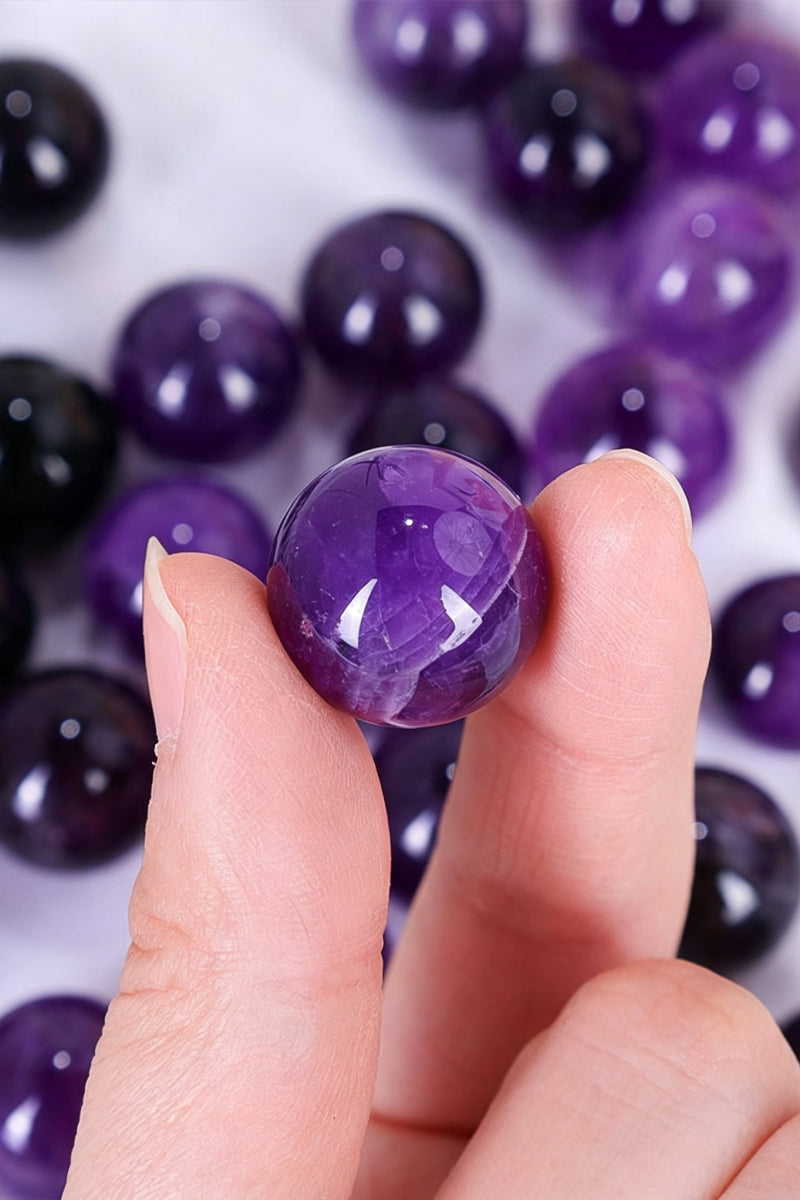 Natural Uruguayan Amethyst Small Sphere 0.71"