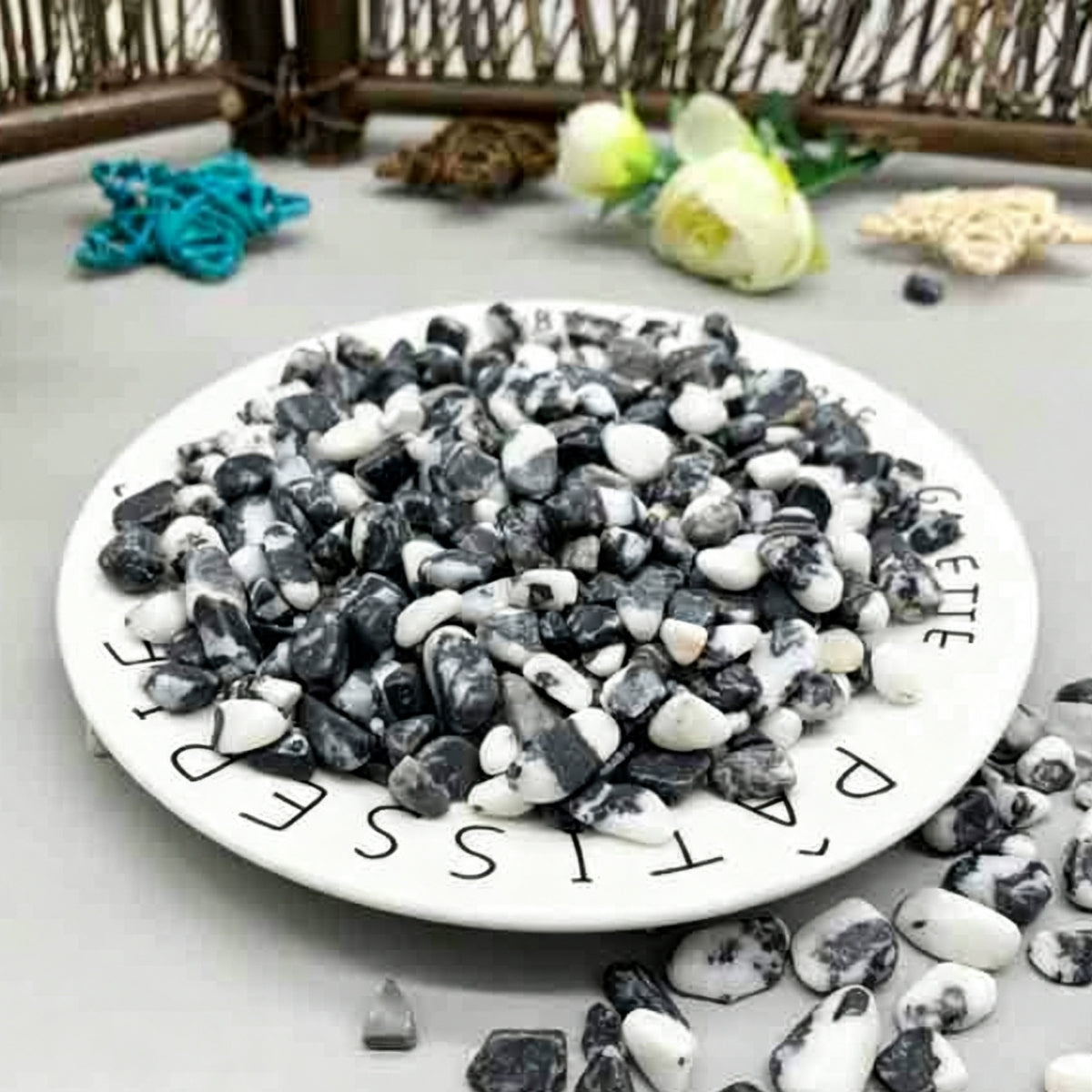 Natural Zebra Chips Small Tumbles 100g