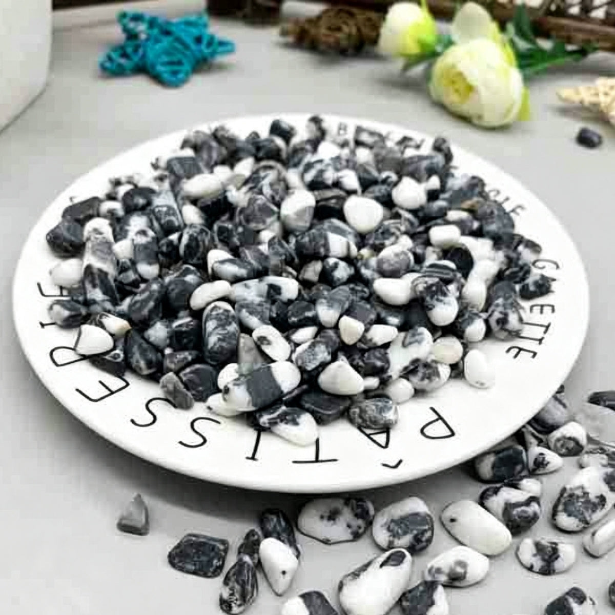 Natural Zebra Chips Small Tumbles 100g